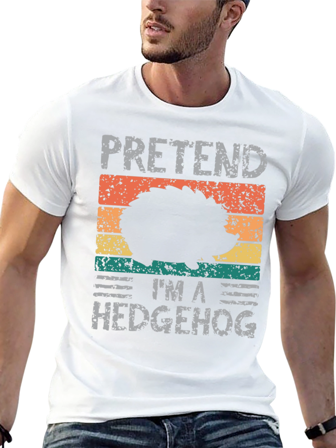 Pretend Im A Hedgehog Graphic Tee