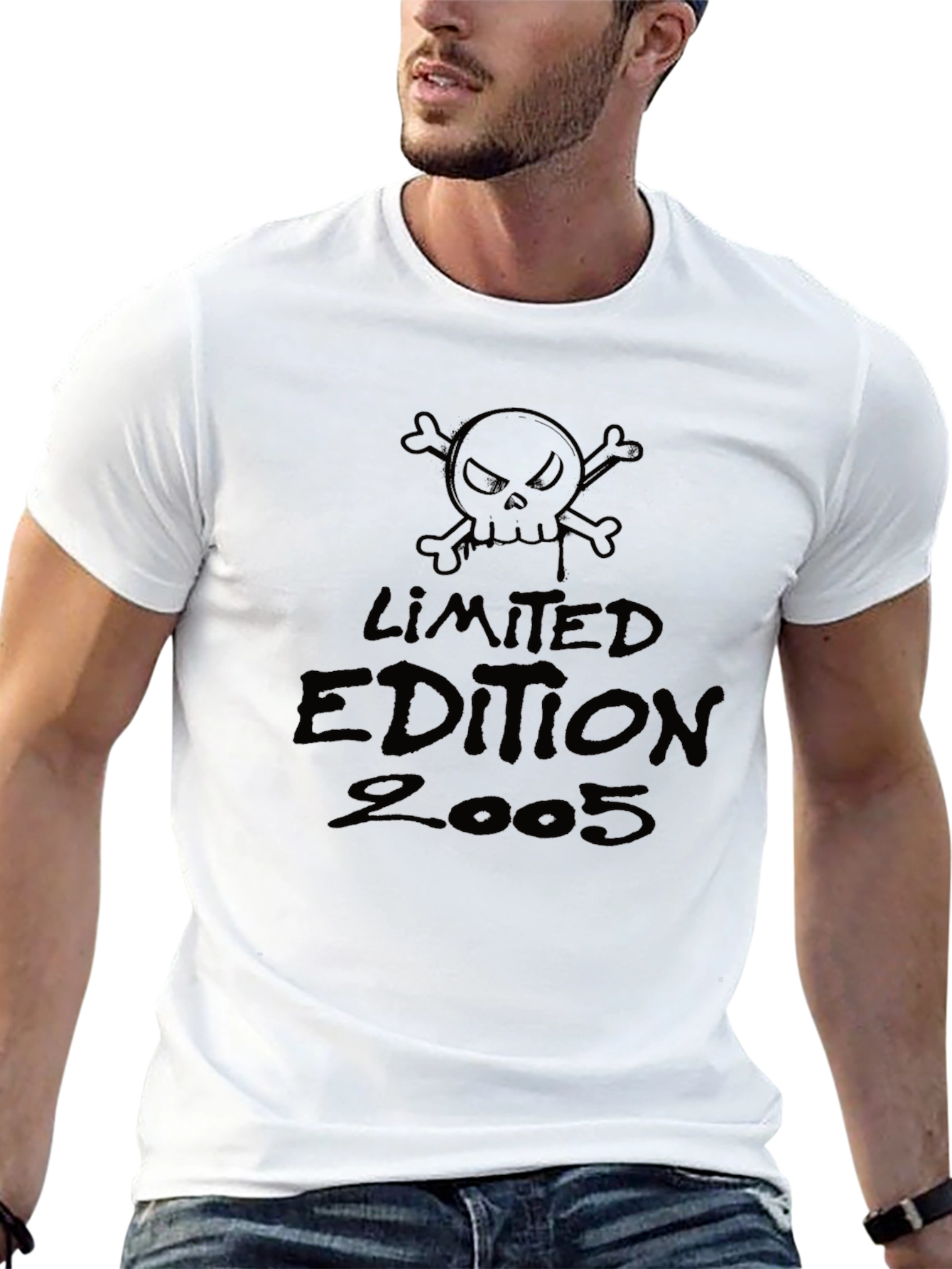 Limited Edition 2005 Skull Graphic T-Shirt