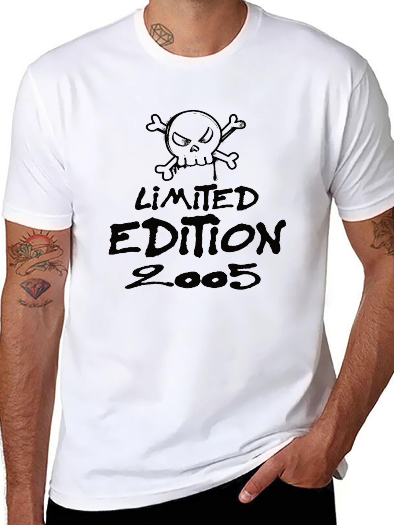 Limited Edition 2005 Skull Graphic T-Shirt
