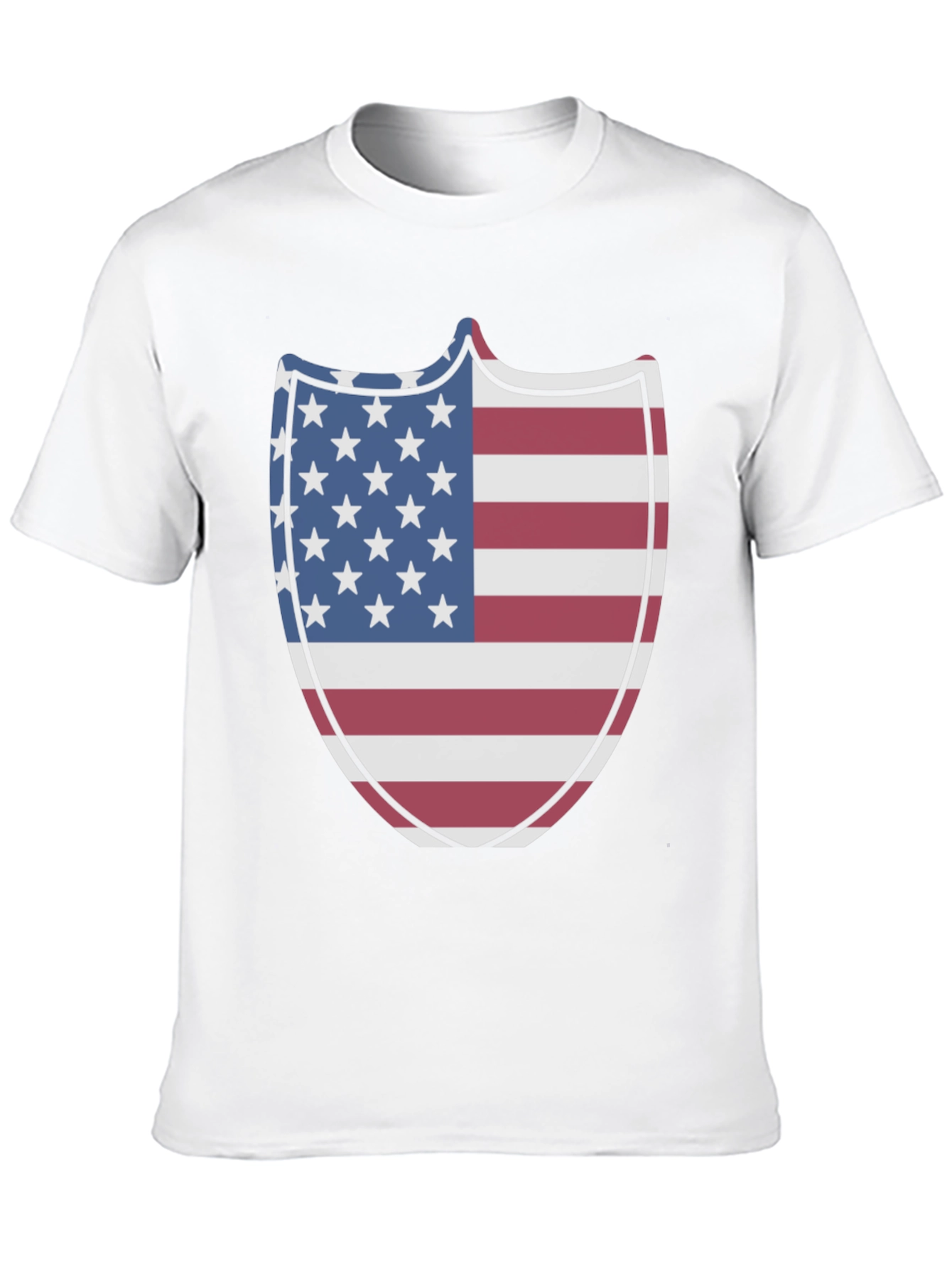 American Flag Shield Graphic T-Shirt