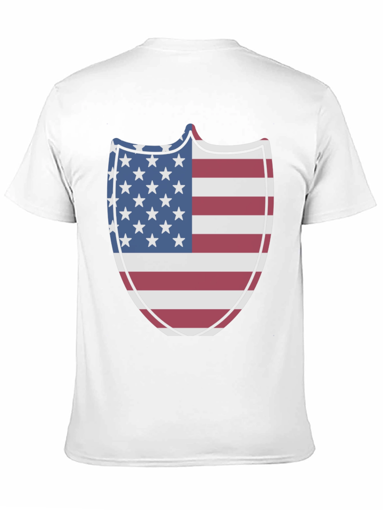 American Flag Shield Graphic T-Shirt