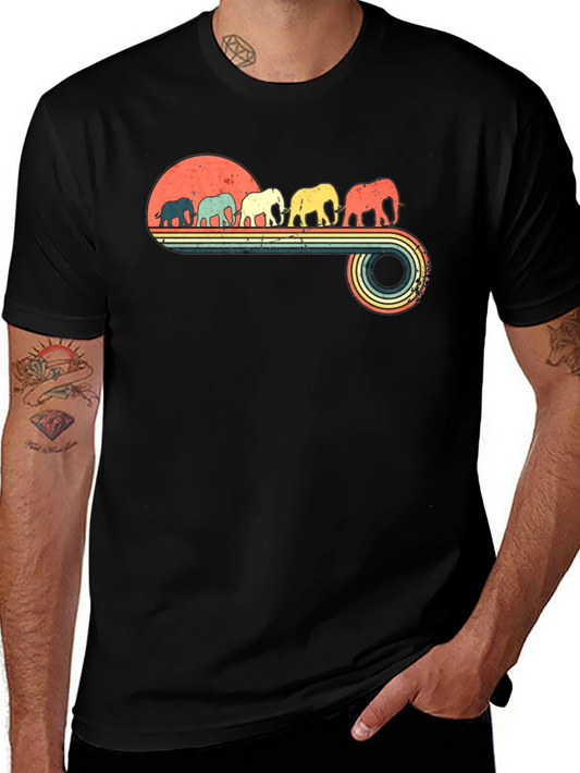 Vintage Elephant Retro T-Shirt