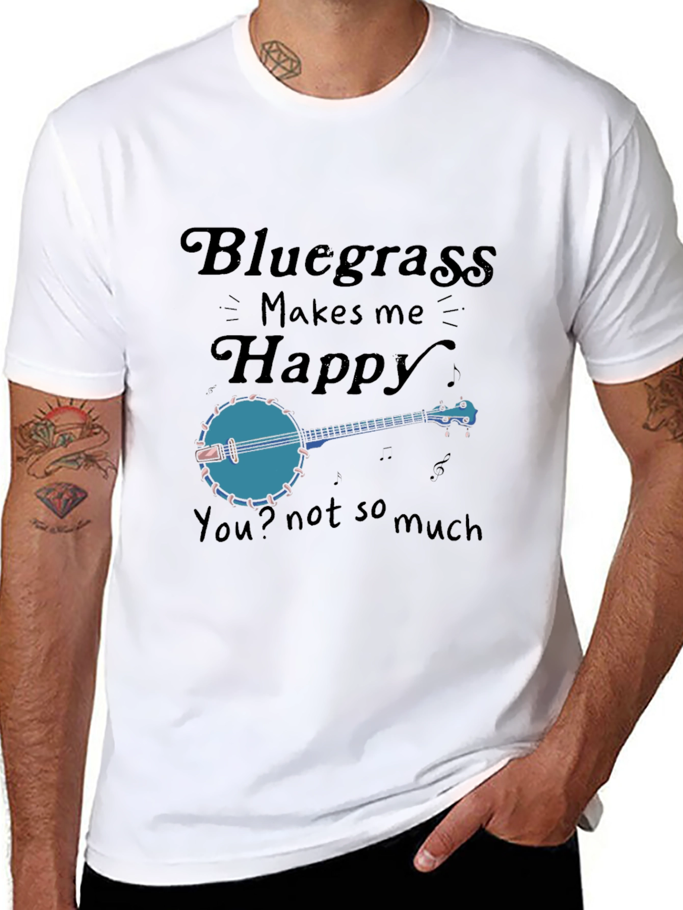 Bluegrass Makes Me Happy Graphic Tee