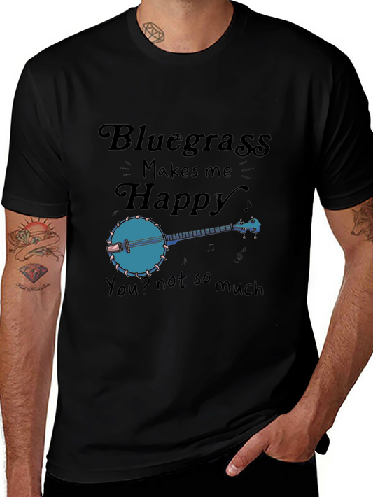 Bluegrass Makes Me Happy Graphic Tee