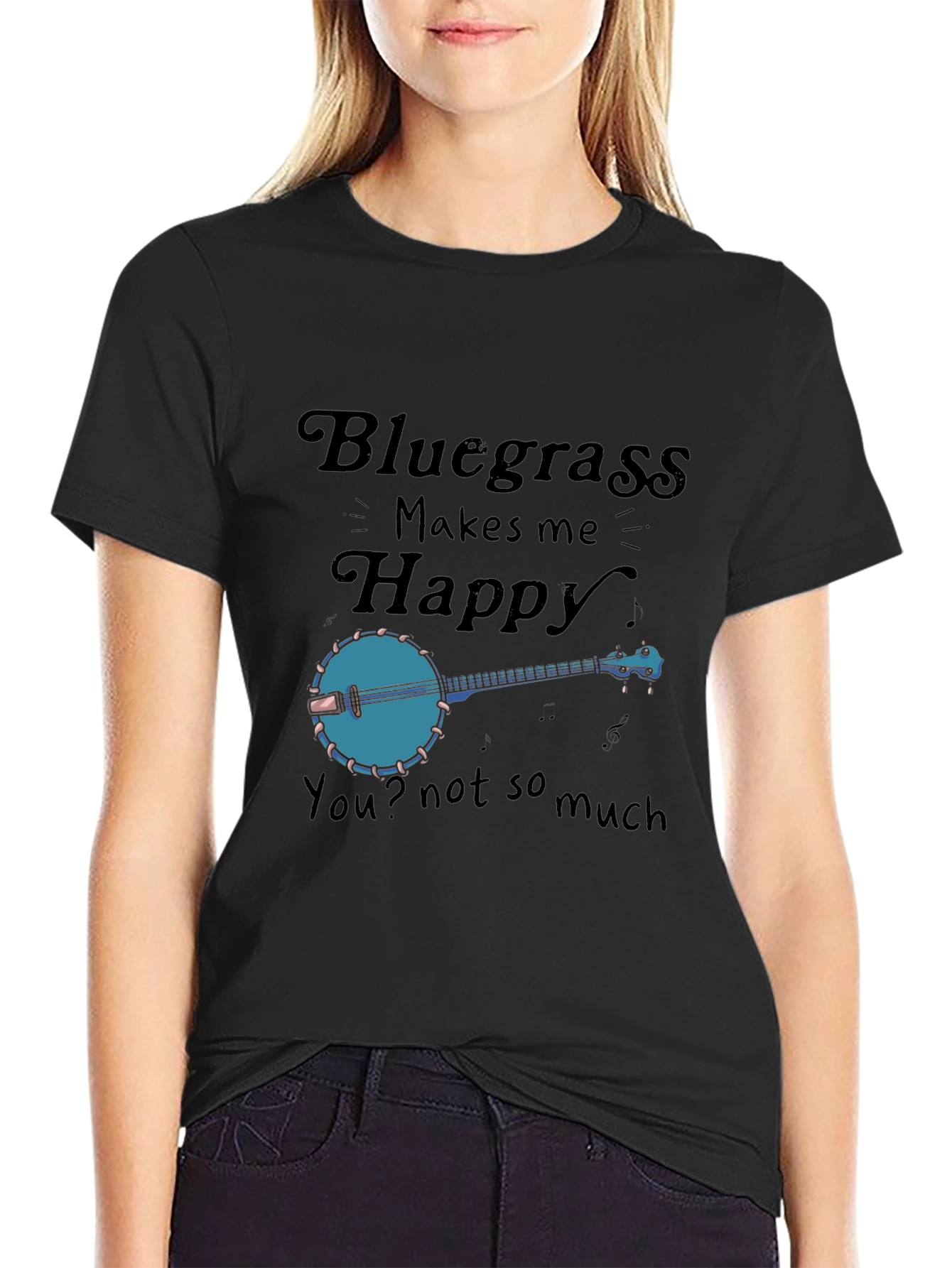 Bluegrass Makes Me Happy Graphic Tee