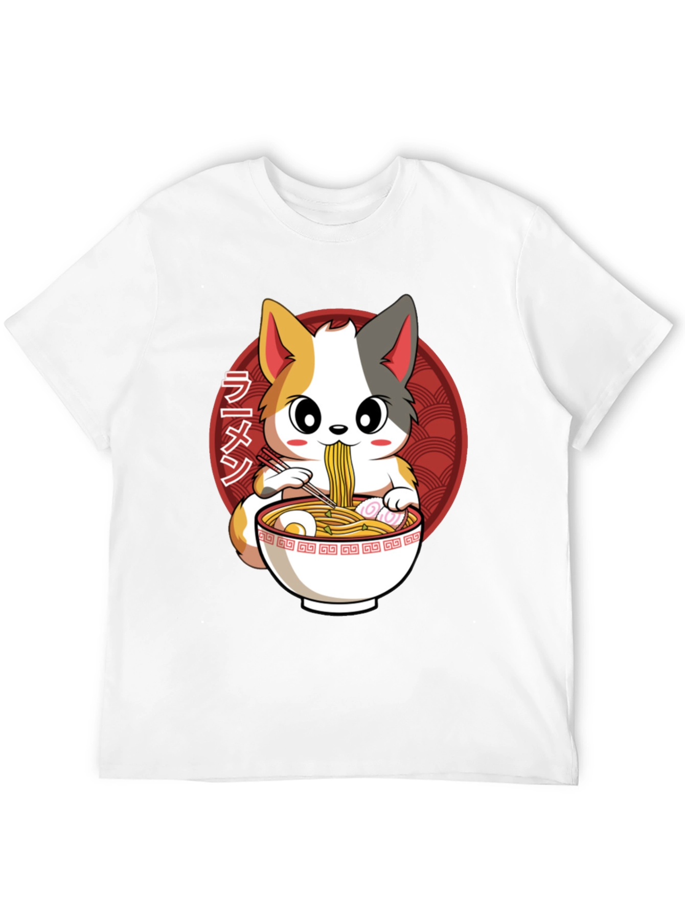 Kawaii Cat Ramen T-Shirt