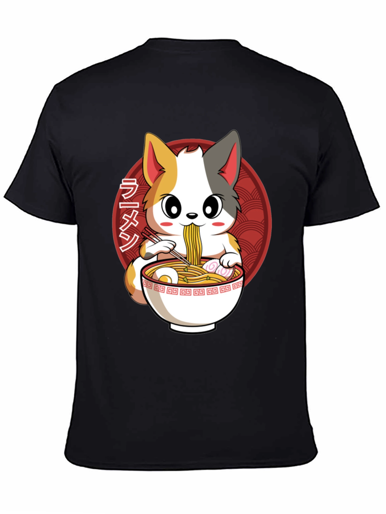 Kawaii Cat Ramen T-Shirt