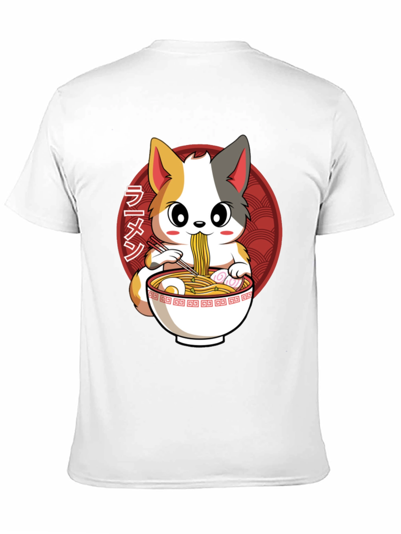 Kawaii Cat Ramen T-Shirt