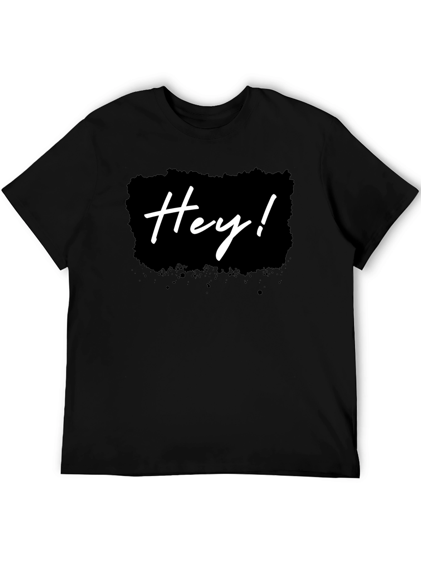 Hey! Graphic Black T-Shirt