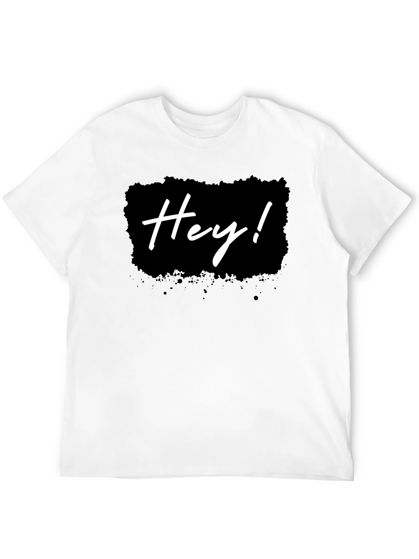 Hey! Graphic Black T-Shirt