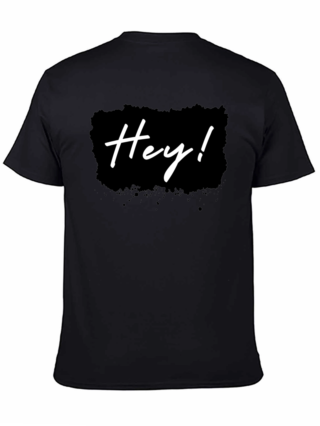Hey! Graphic Black T-Shirt