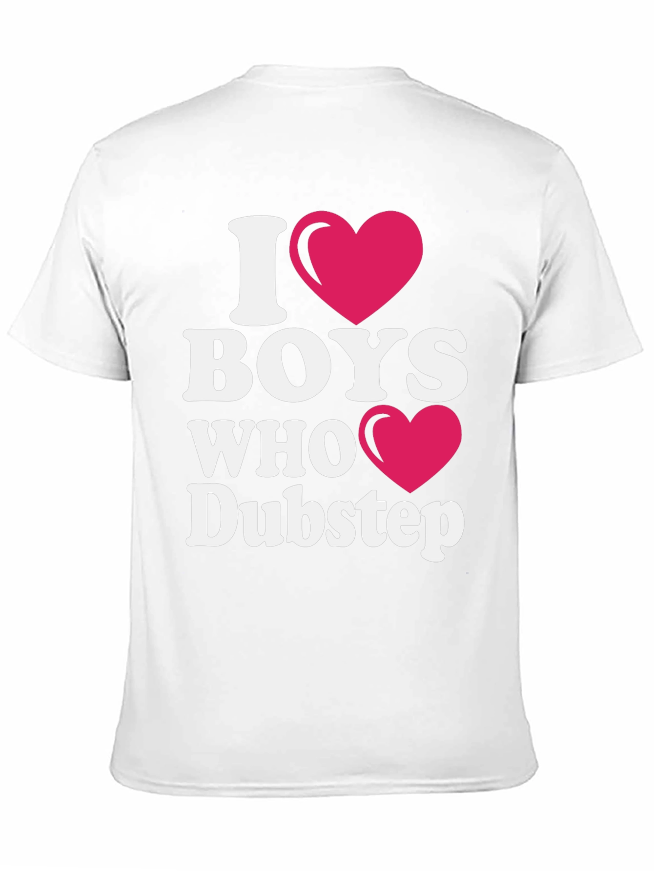 I Heart Boys Who Dubstep Black T-Shirt