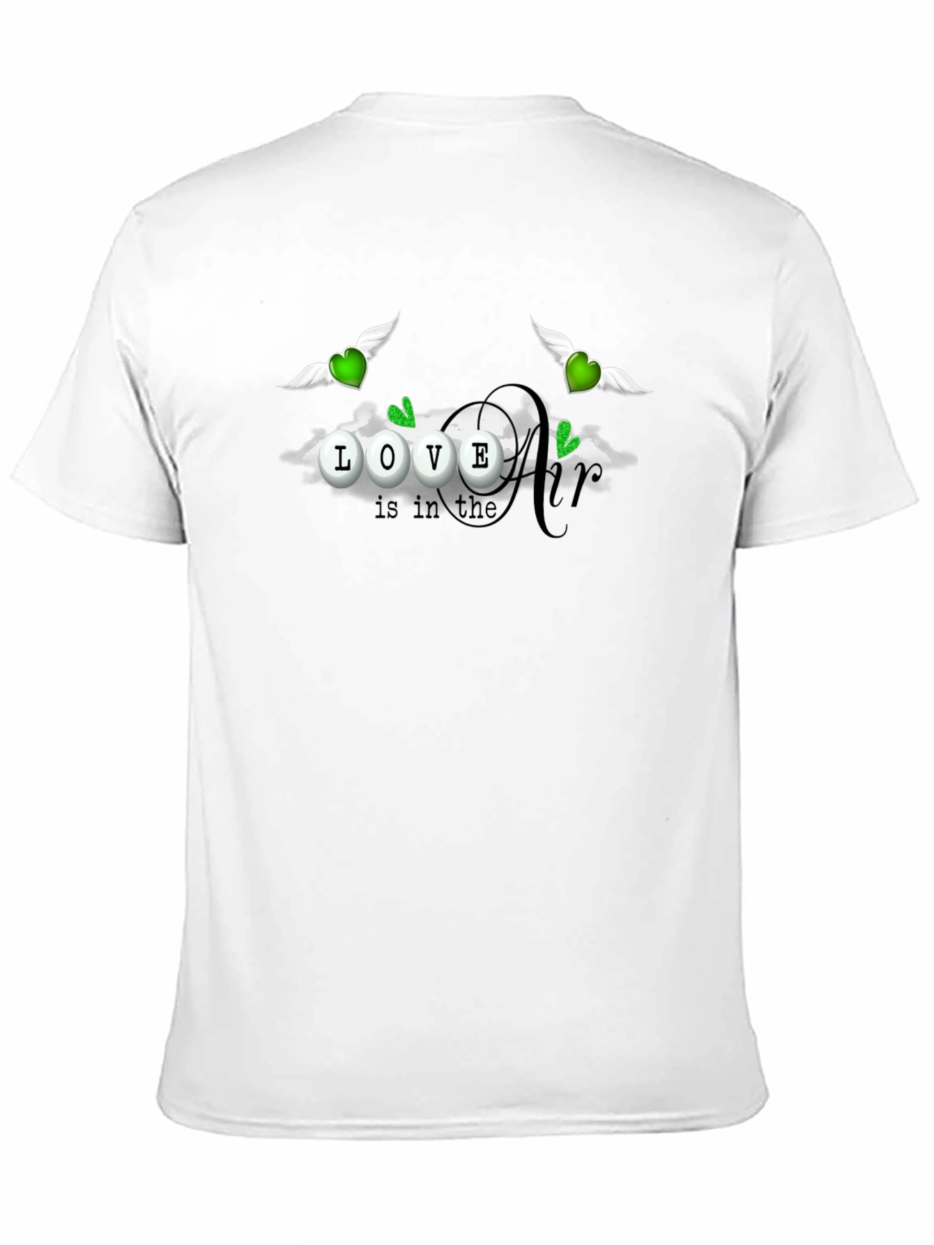 Love is in the Air Black T-Shirt