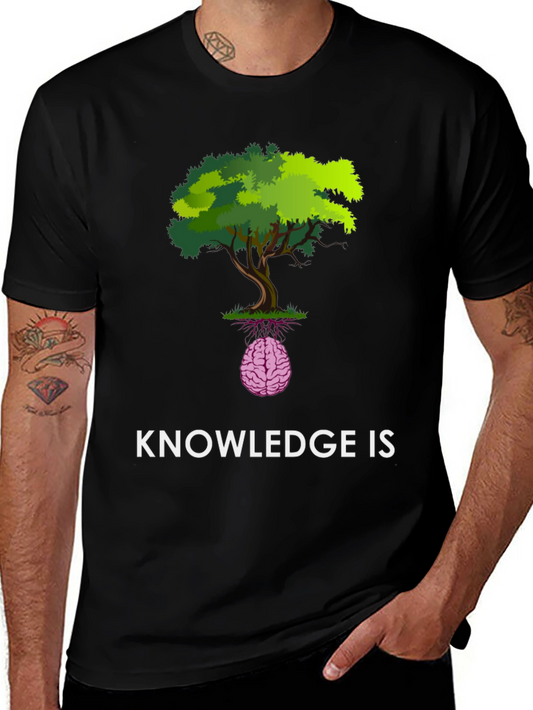 Knowledge Tree Graphic T-Shirt