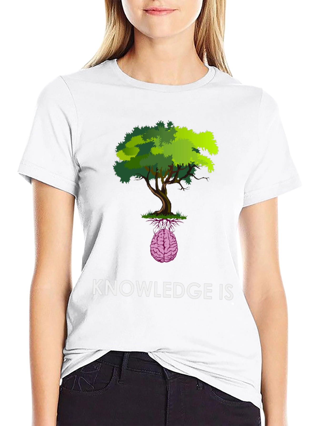 Knowledge Tree Graphic T-Shirt