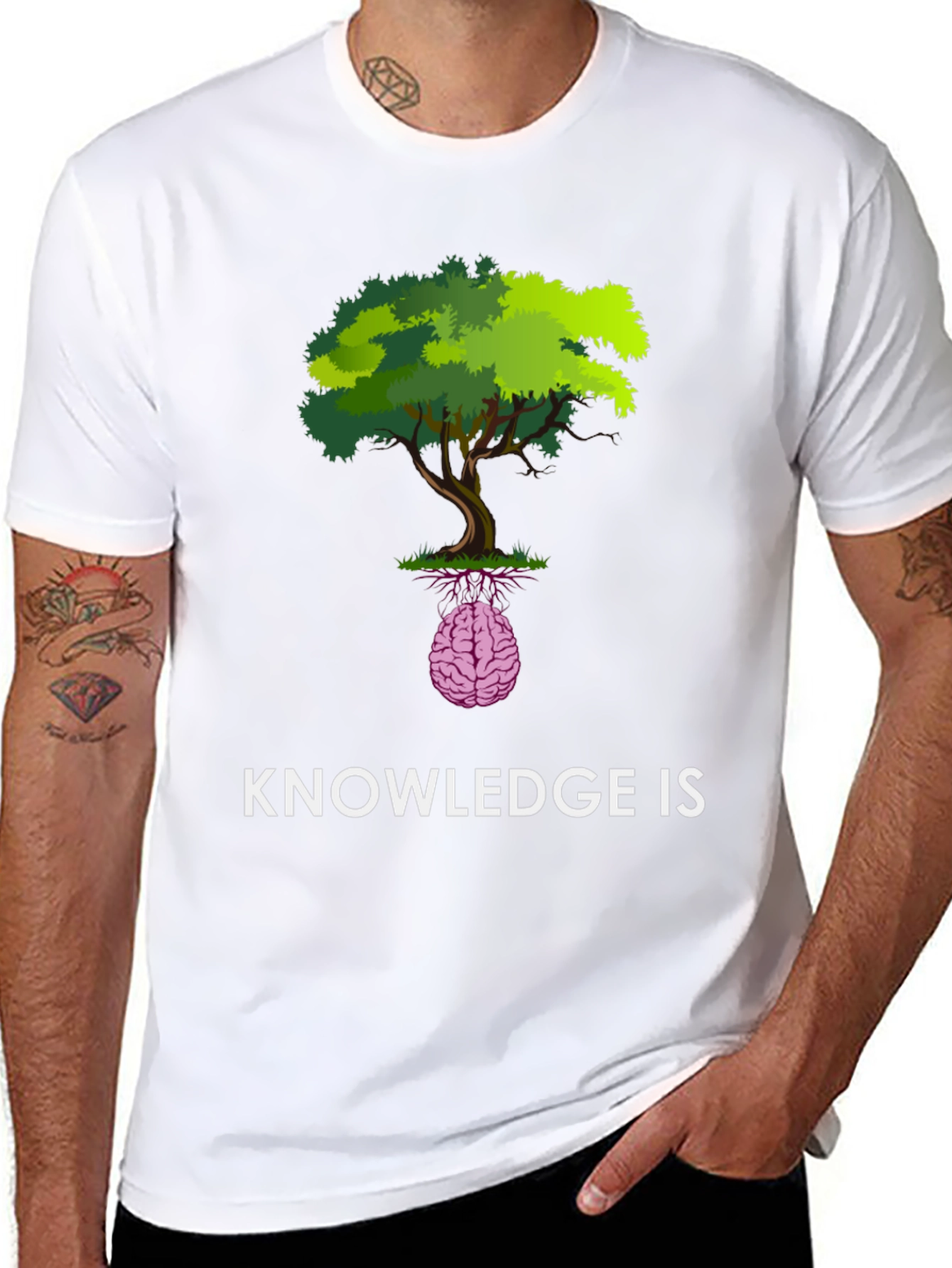 Knowledge Tree Graphic T-Shirt