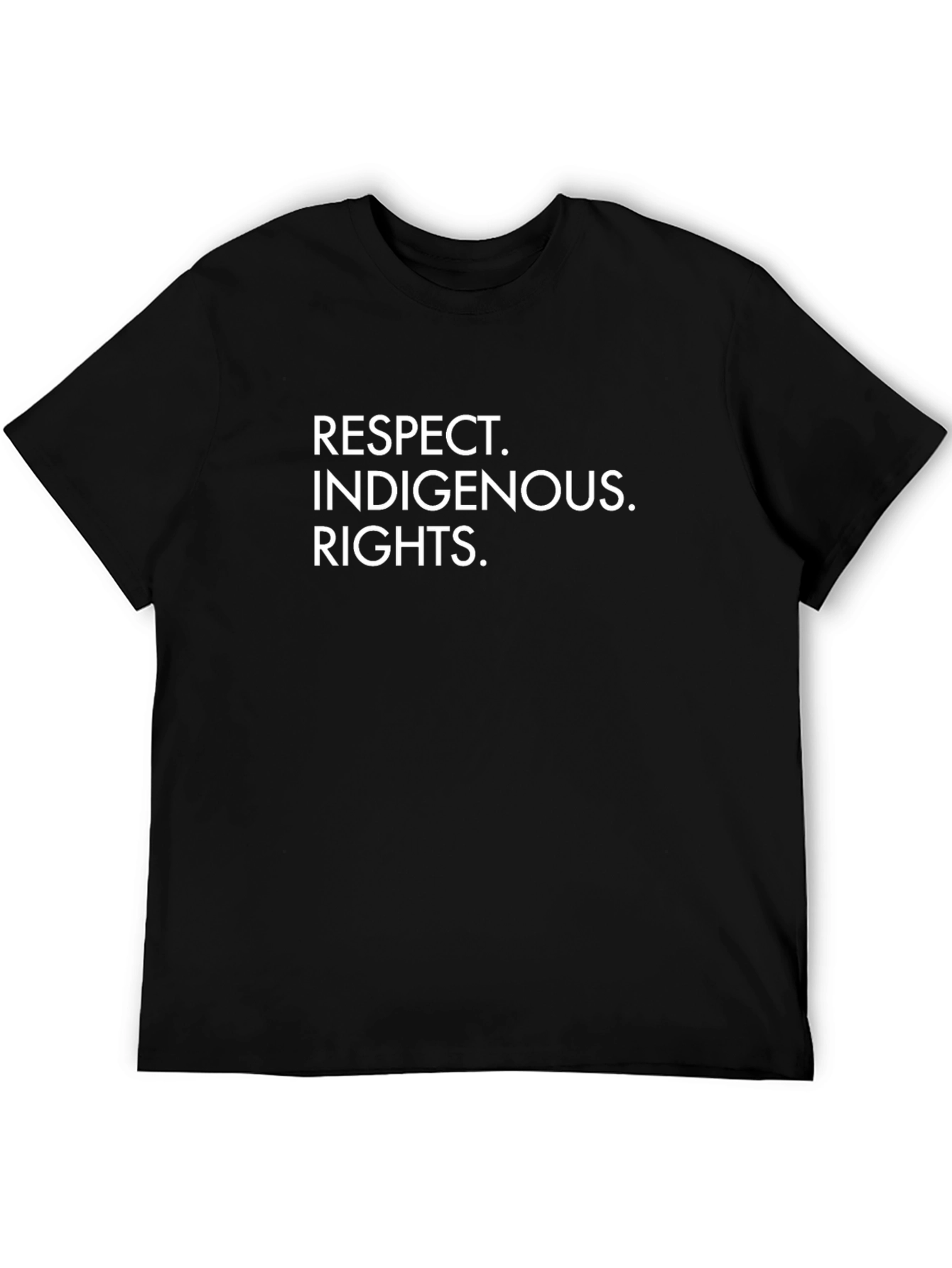 Respect Indigenous Rights Black T-Shirt
