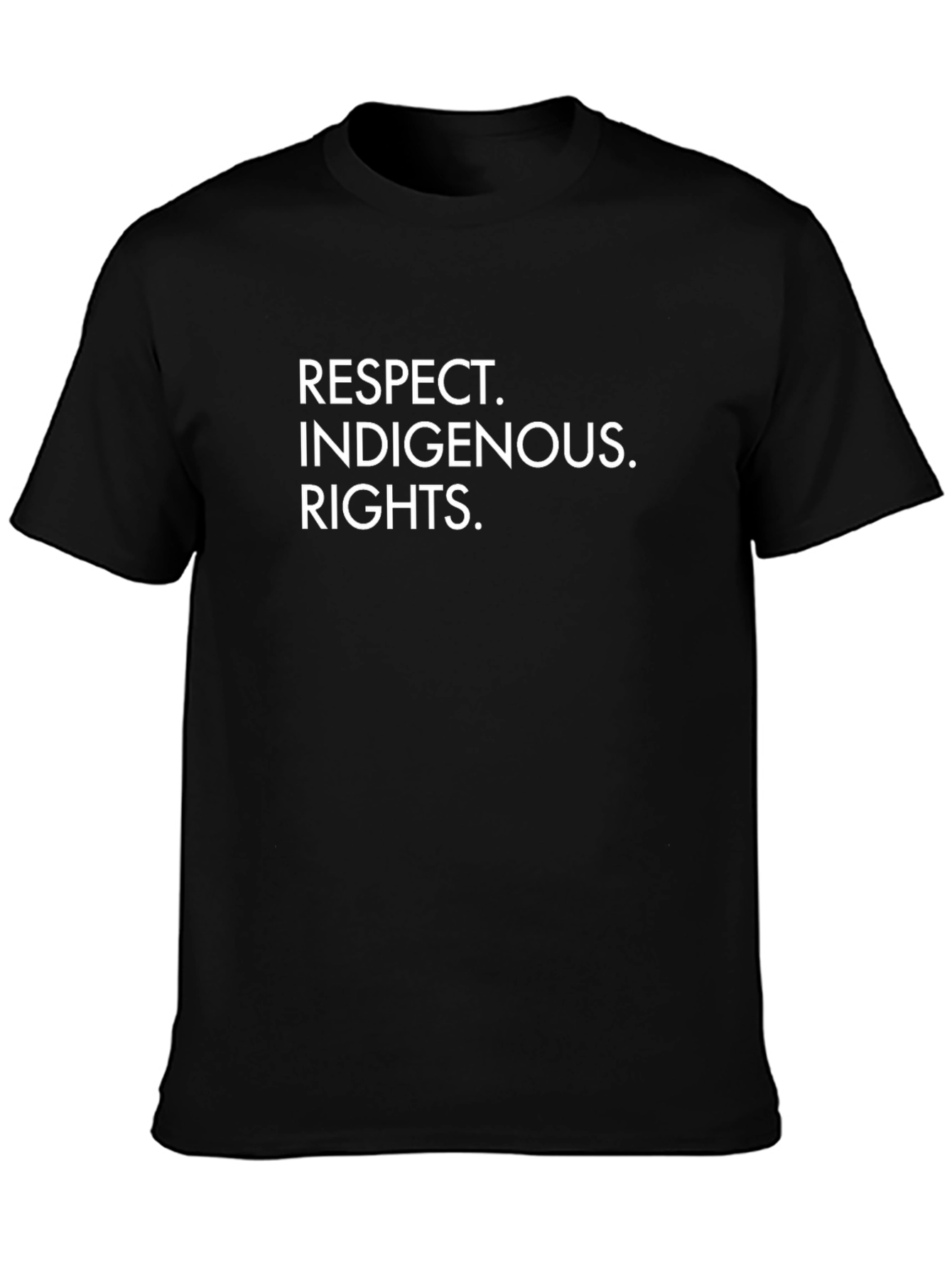 Respect Indigenous Rights Black T-Shirt