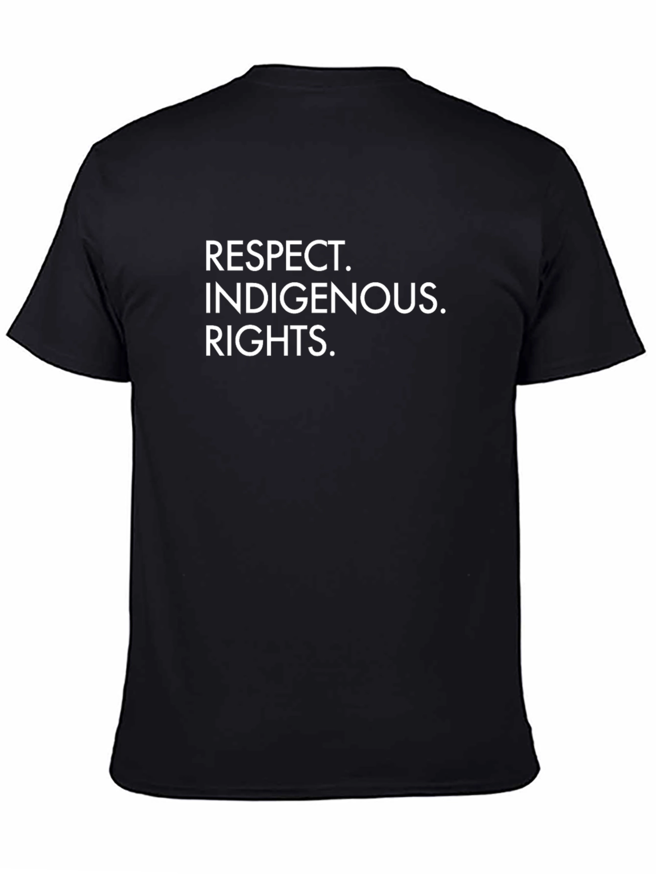 Respect Indigenous Rights Black T-Shirt