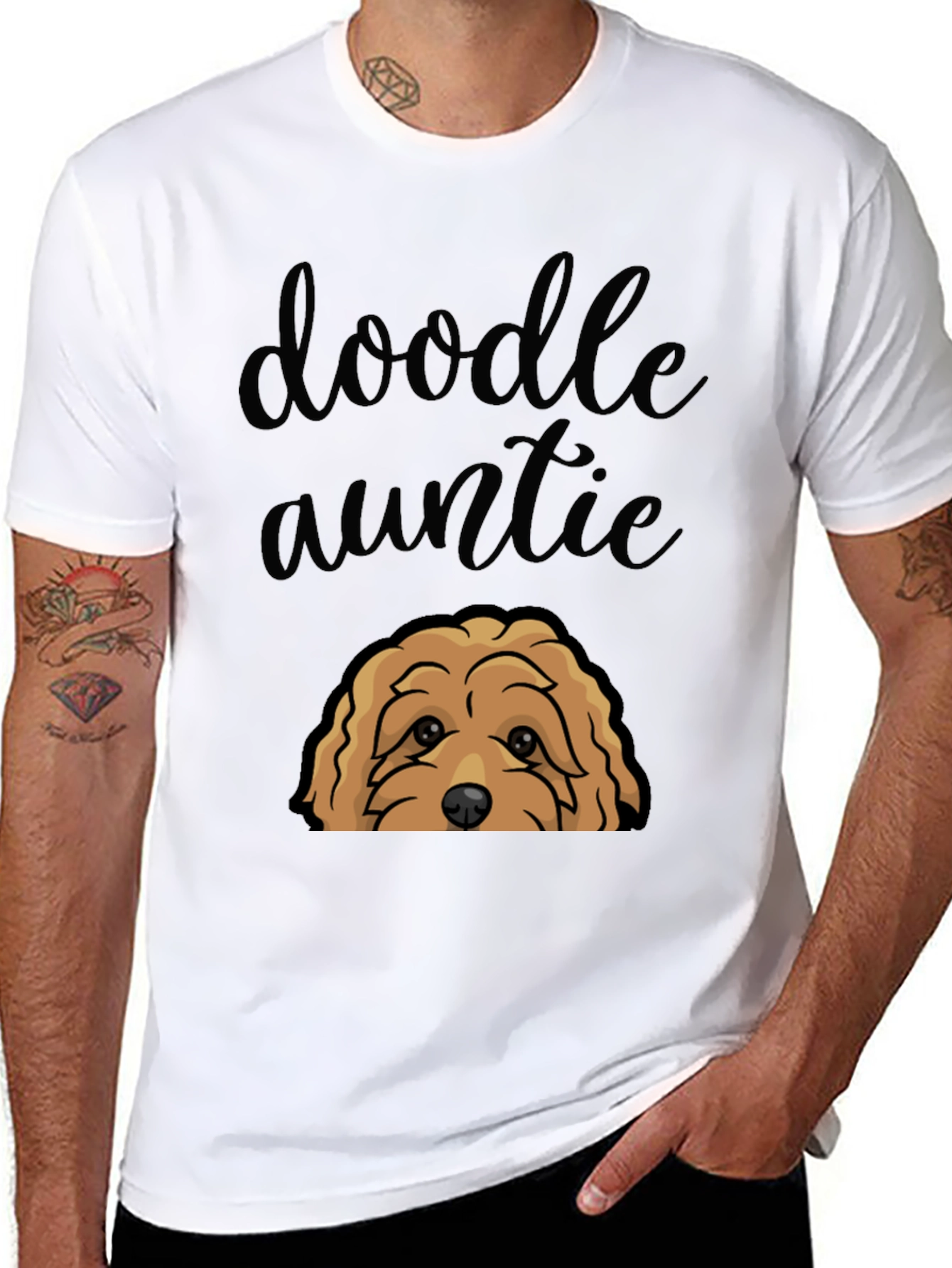 Doodle Auntie T-Shirt - Dog Lover Gift
