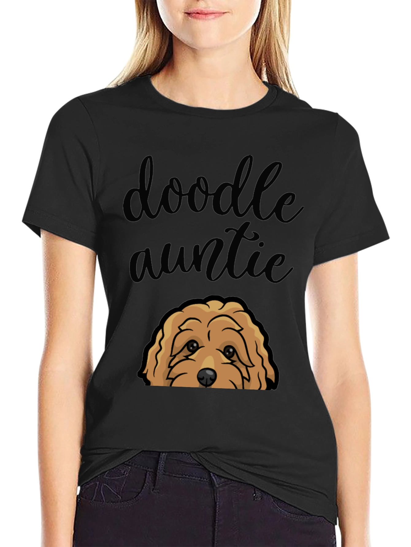 Doodle Auntie T-Shirt - Dog Lover Gift