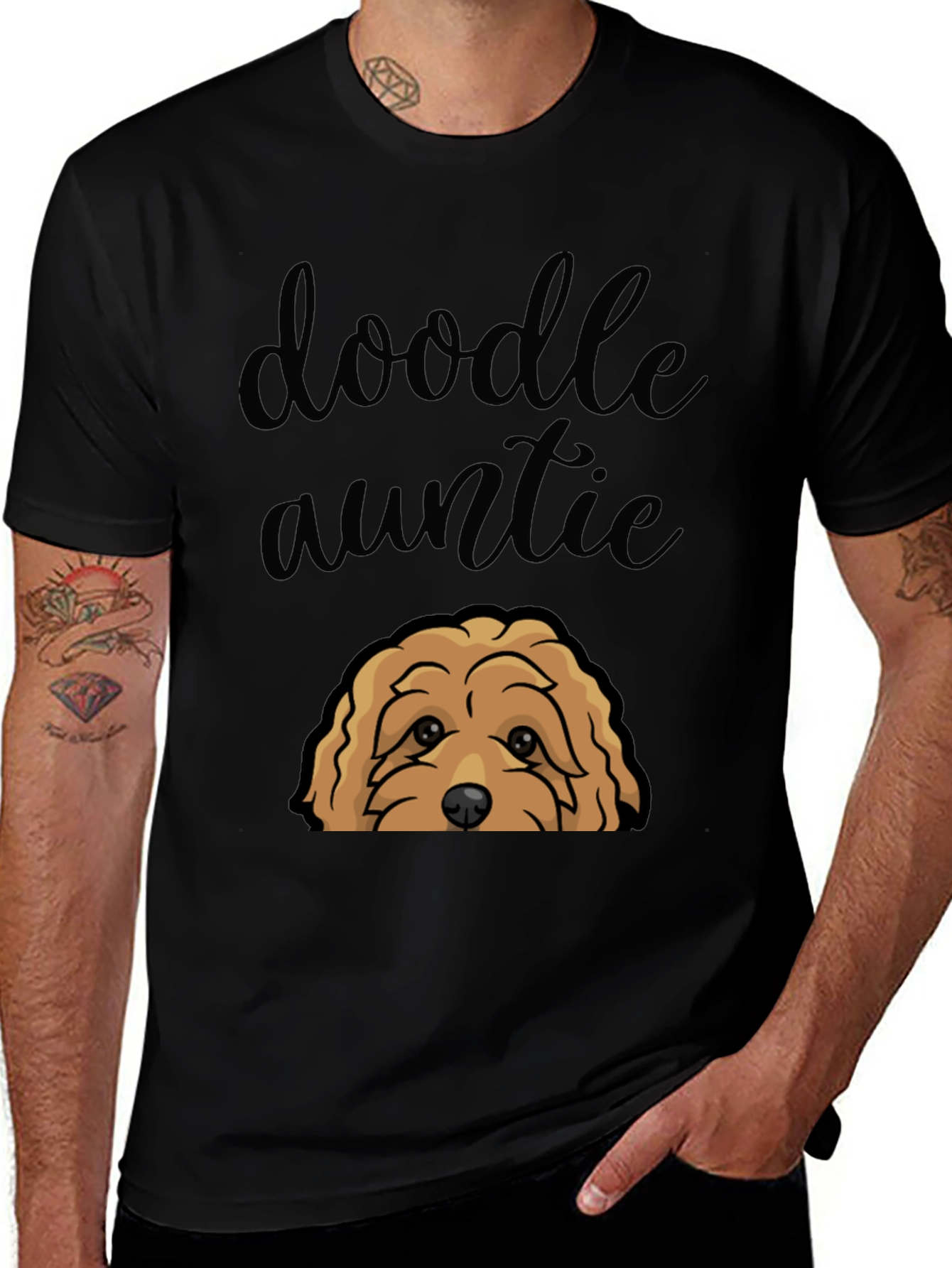 Doodle Auntie T-Shirt - Dog Lover Gift