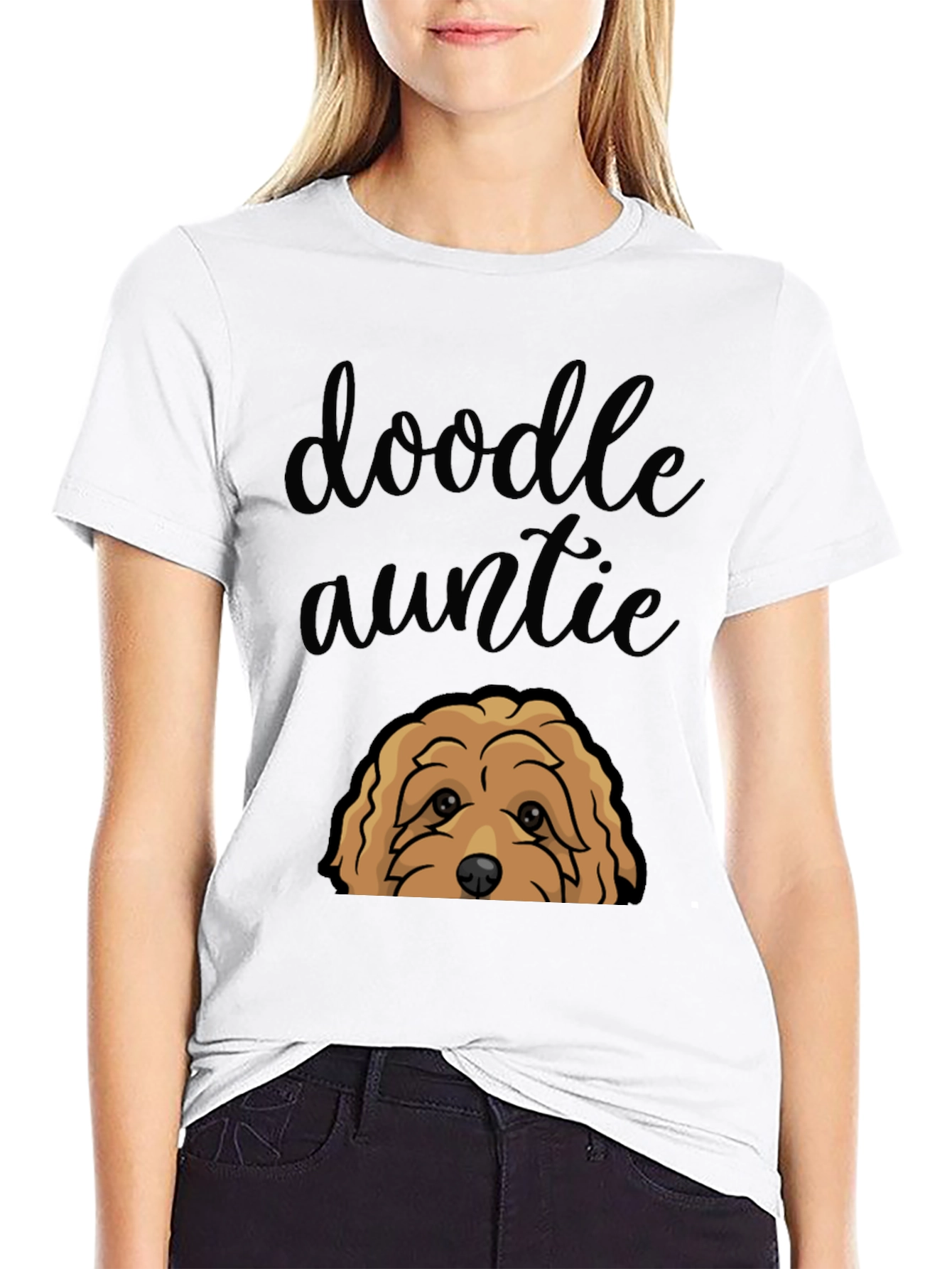 Doodle Auntie T-Shirt - Dog Lover Gift