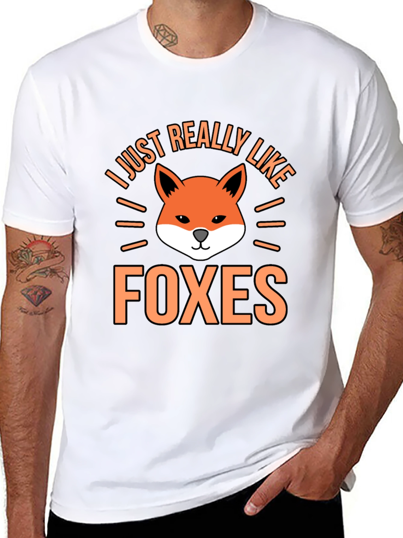 I Just Really Like Foxes Graphic Tee