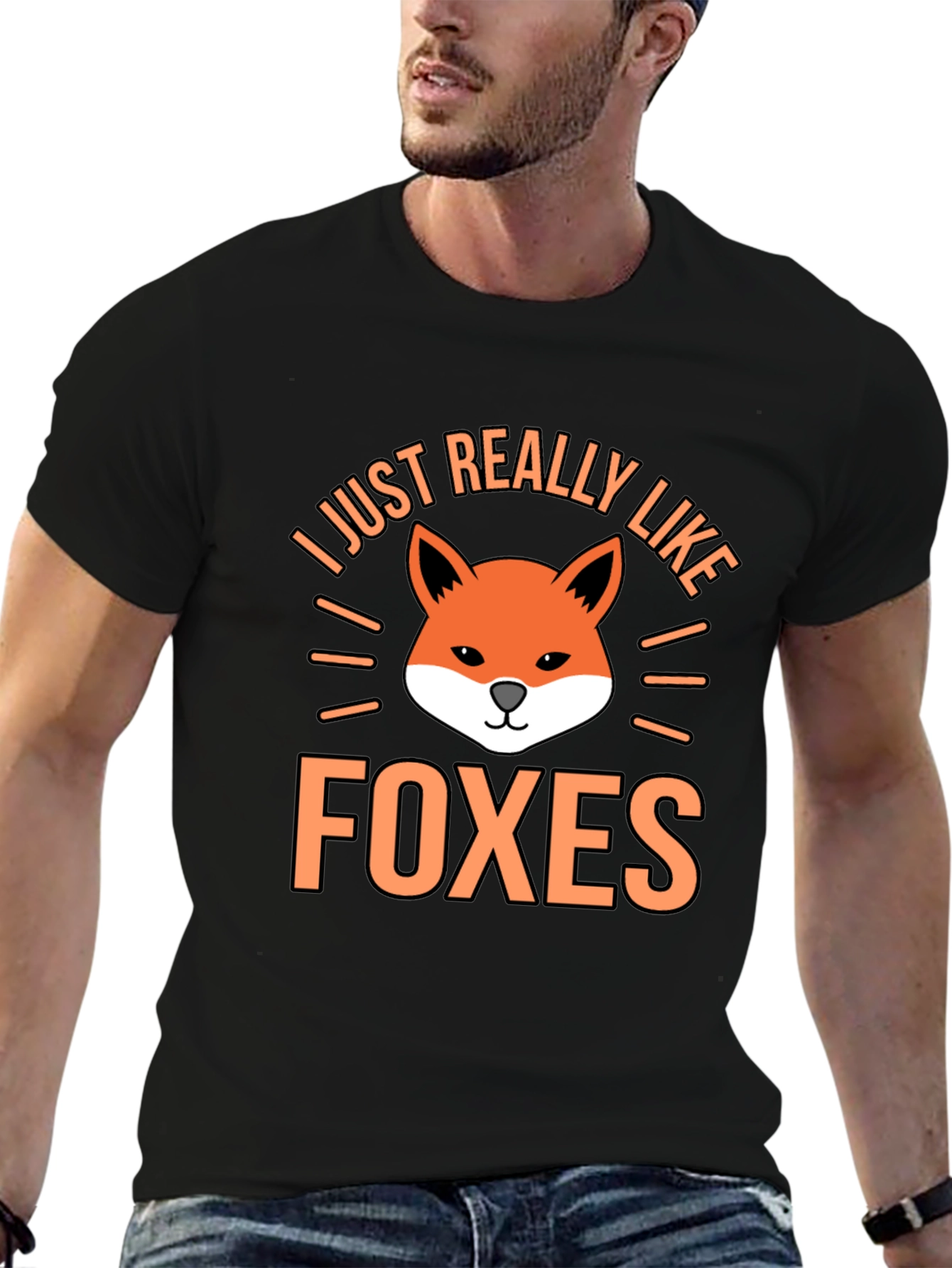 I Just Really Like Foxes Graphic Tee