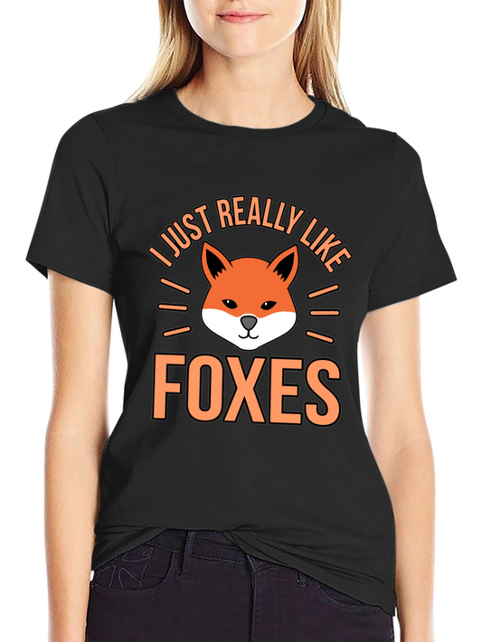 I Just Really Like Foxes Graphic Tee