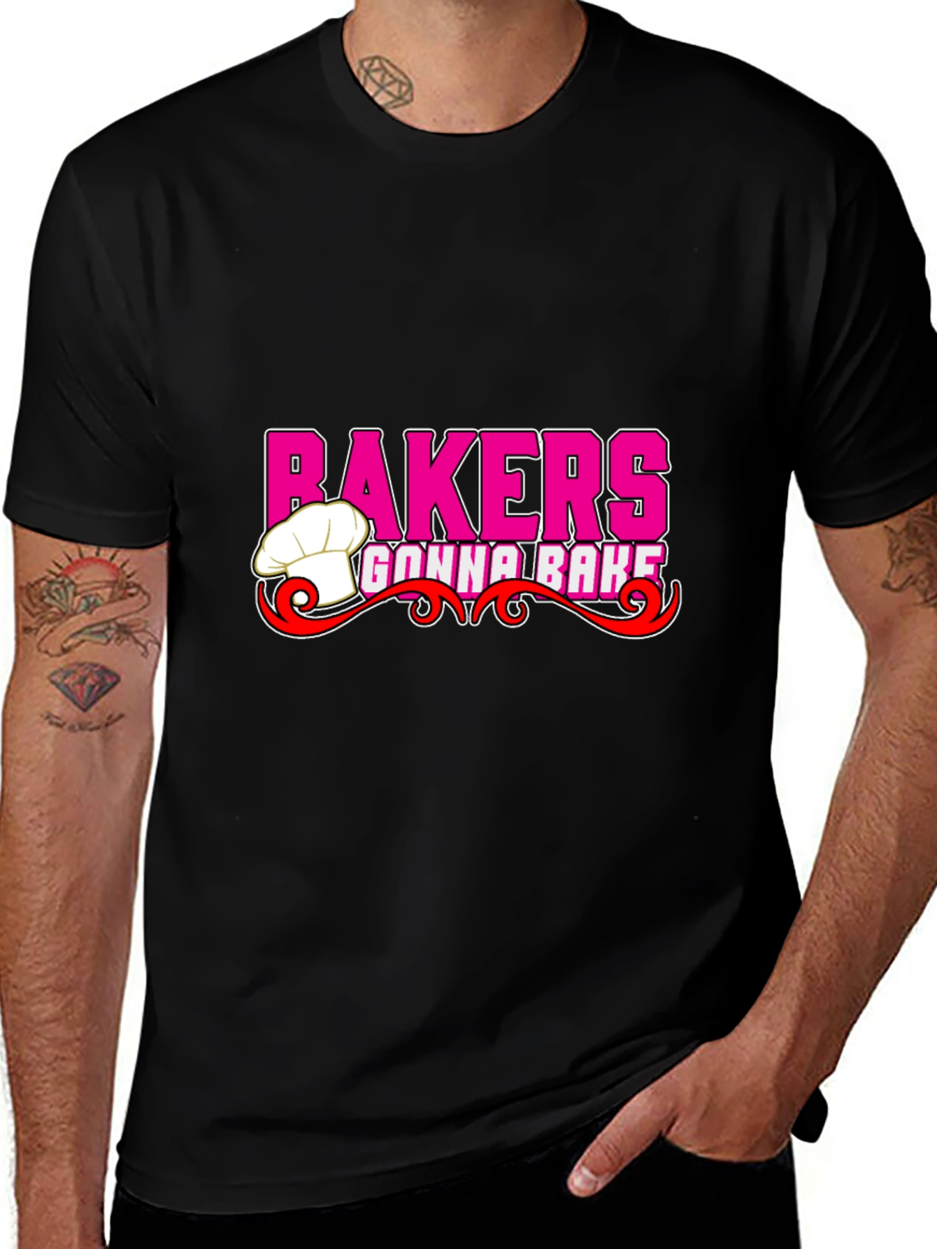 Bakers Gonna Bake Black T-Shirt