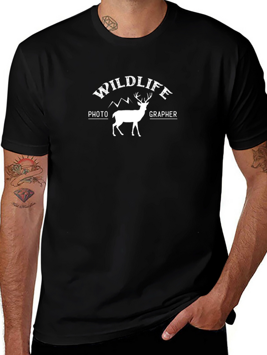 Wildlife Photographer Deer Graphic Tee