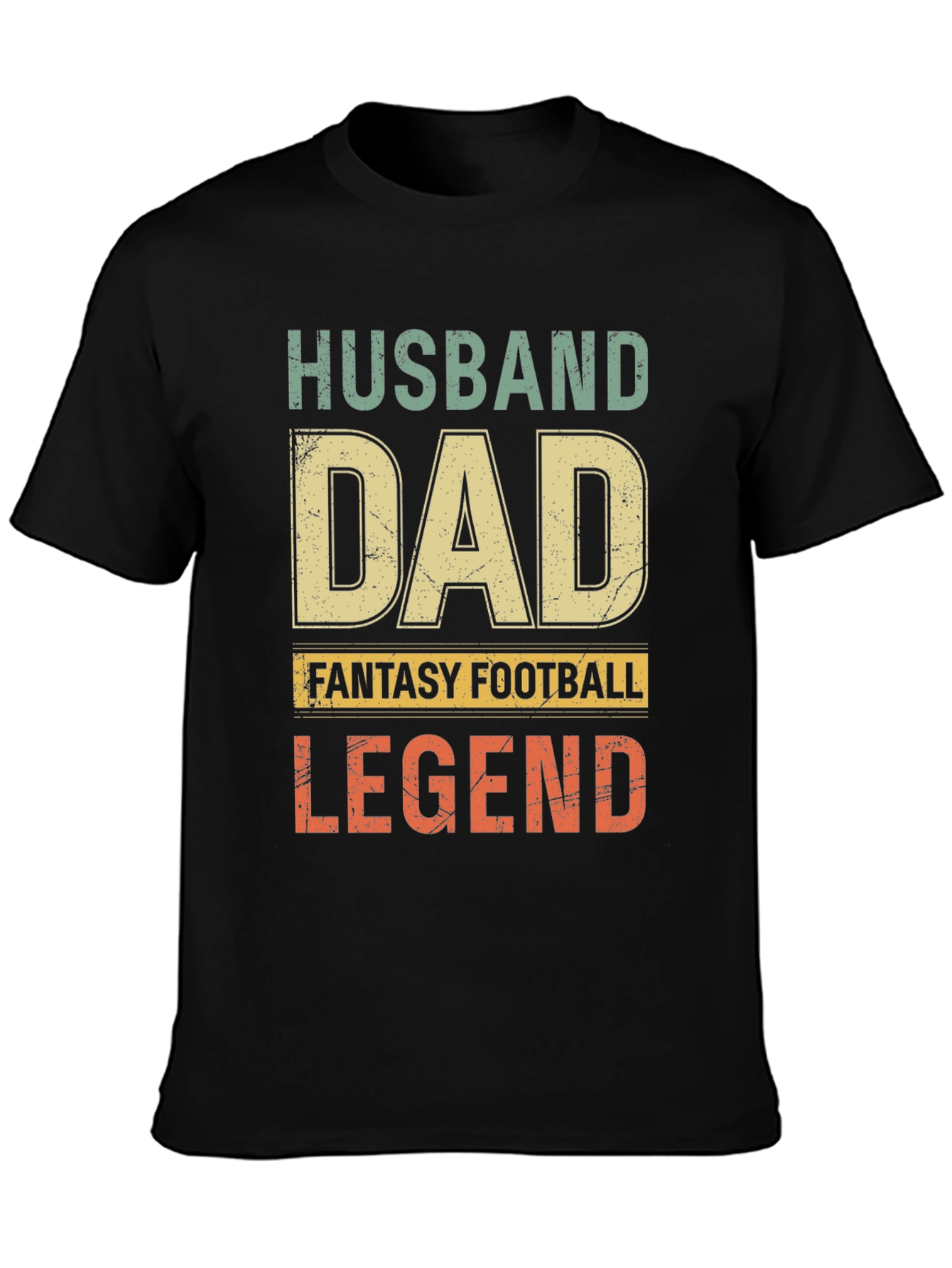 Husband Dad Fantasy Football Legend T-Shirt