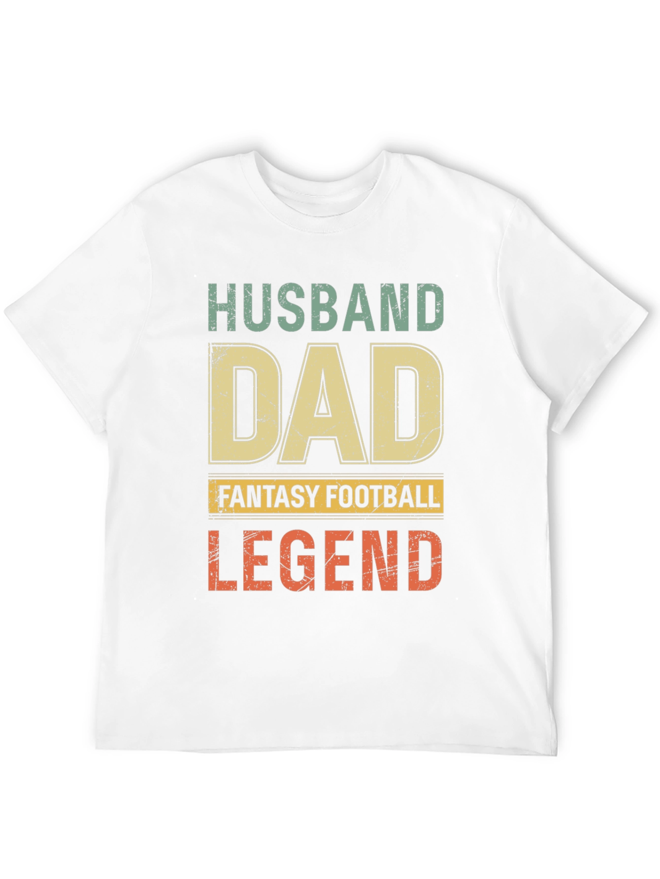 Husband Dad Fantasy Football Legend T-Shirt