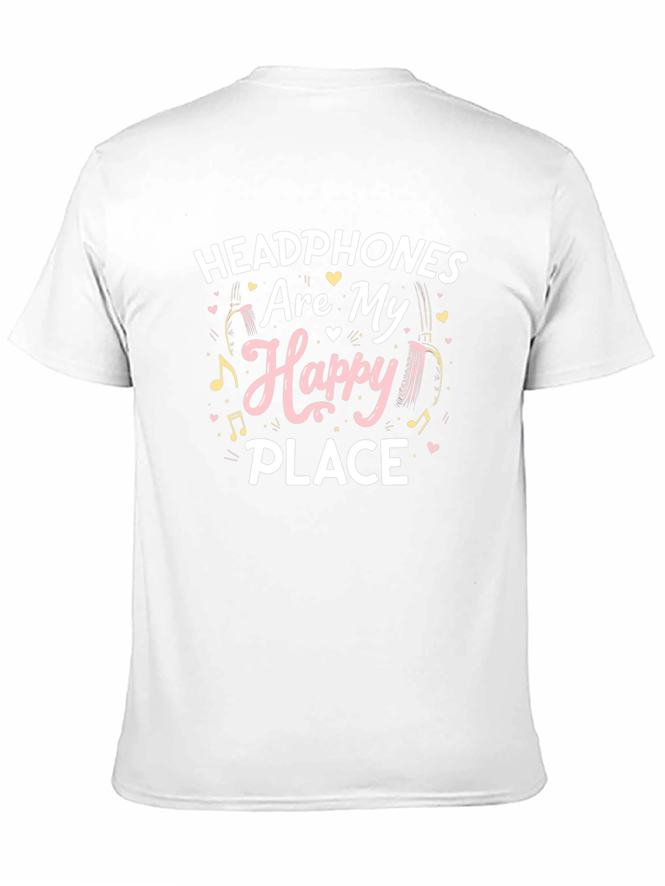 Headphones Are My Happy Place T-Shirt