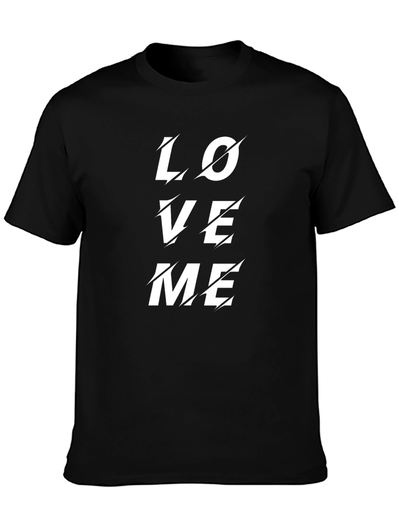 Love Me Graphic Black T-Shirt