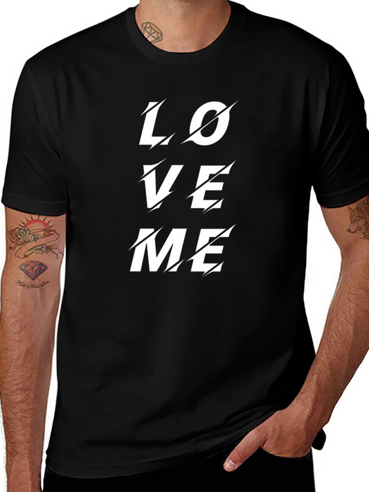 Love Me Graphic Black T-Shirt