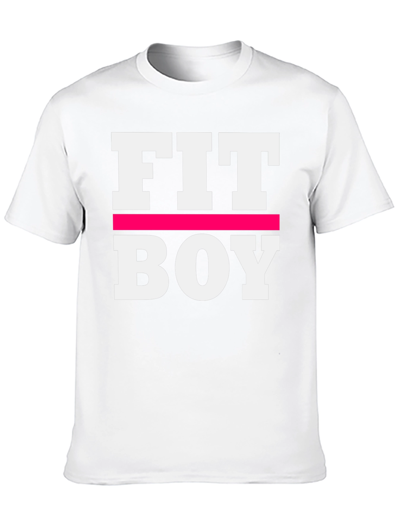 Fit Boy Graphic Tee - Black