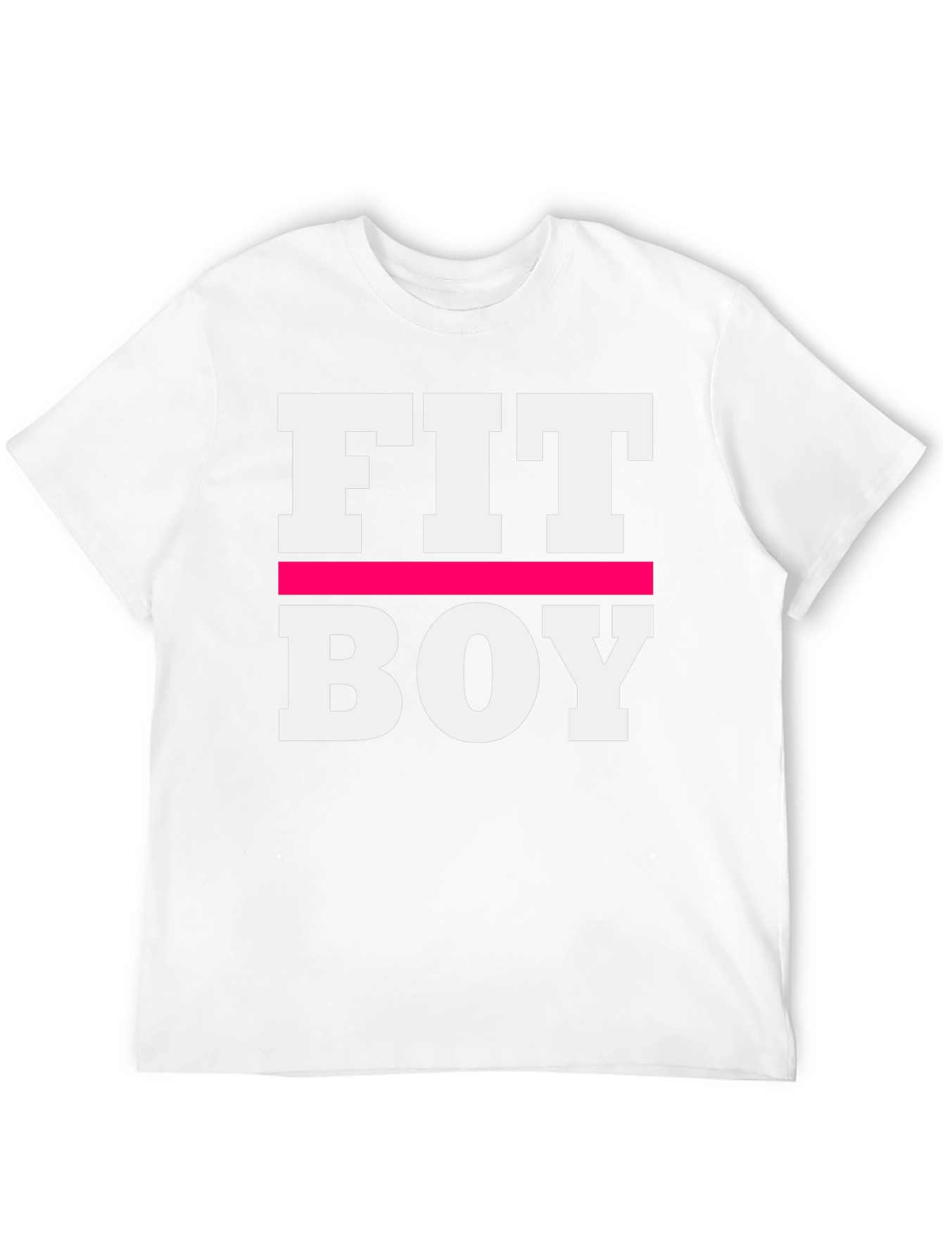 Fit Boy Graphic Tee - Black