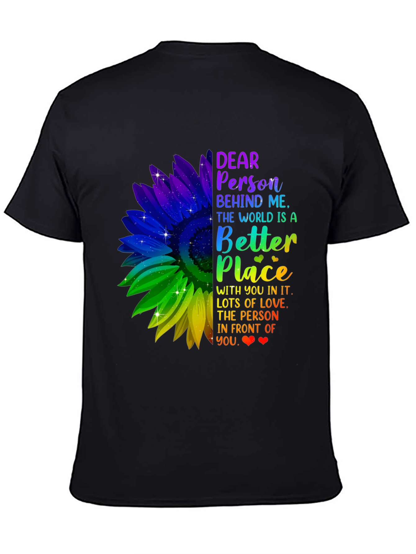Inspirational Sunflower T-Shirt - Be Kind