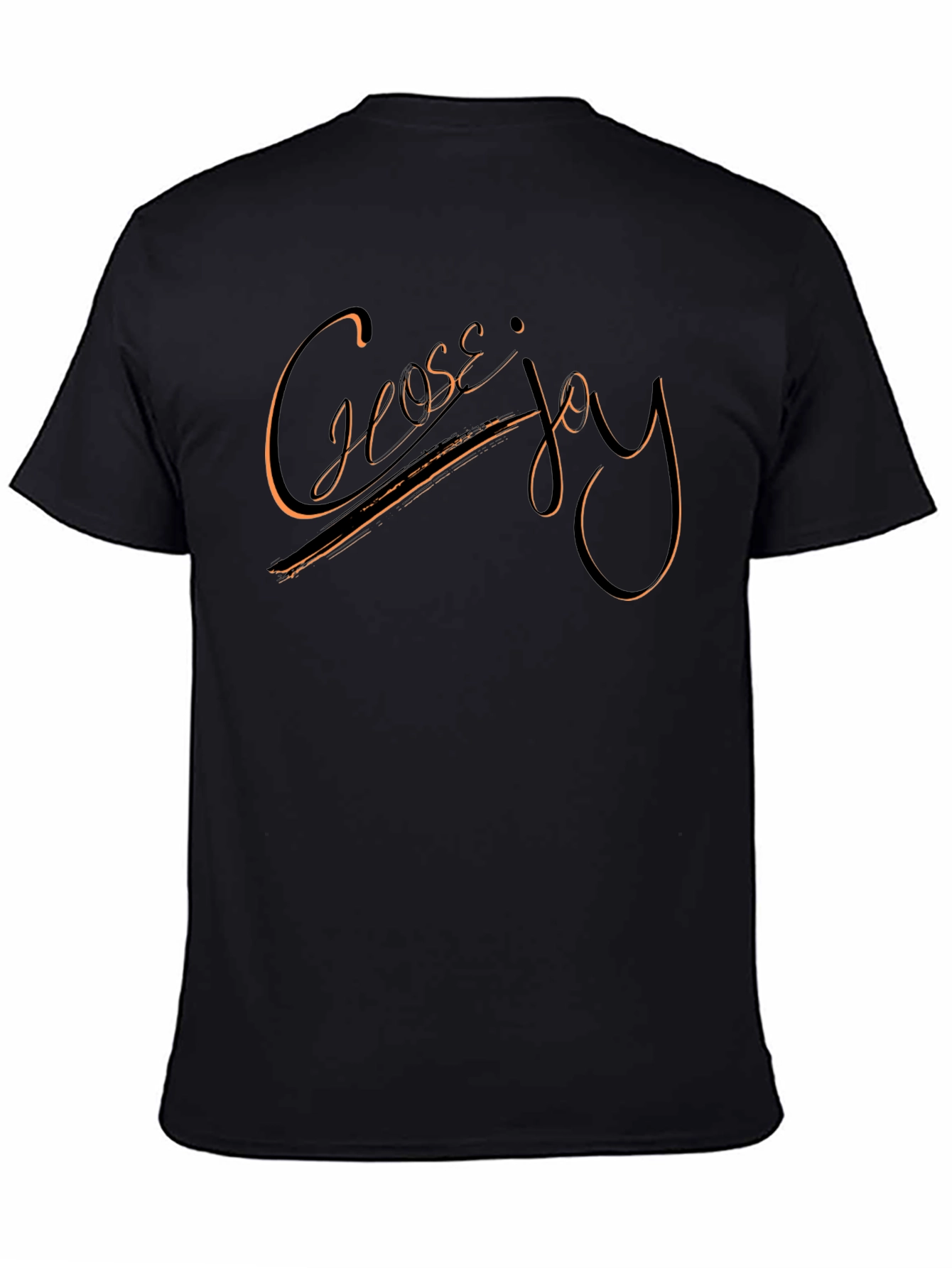Choose Joy Black Graphic Tee
