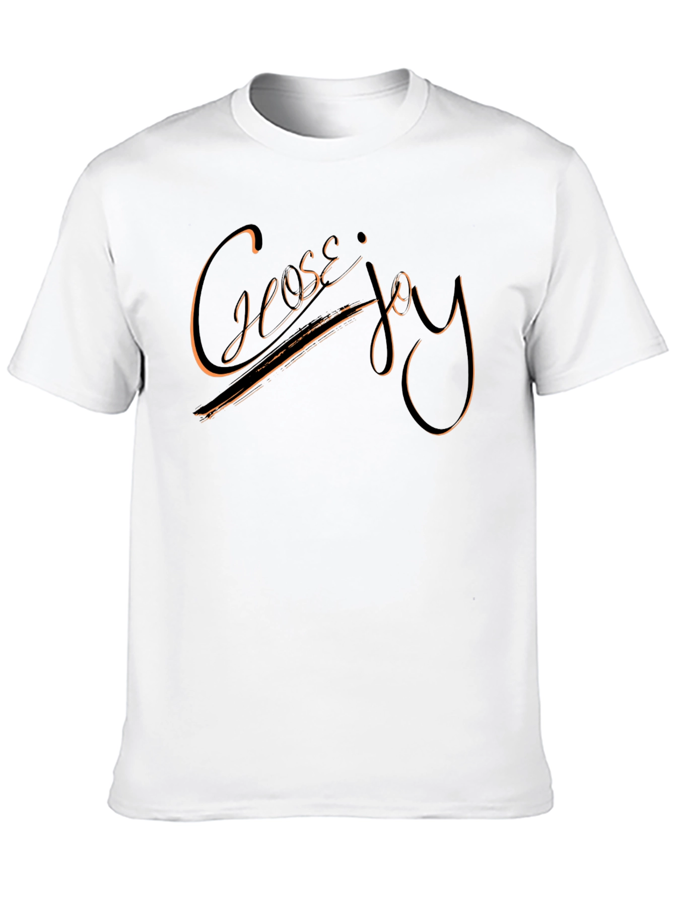 Choose Joy Black Graphic Tee