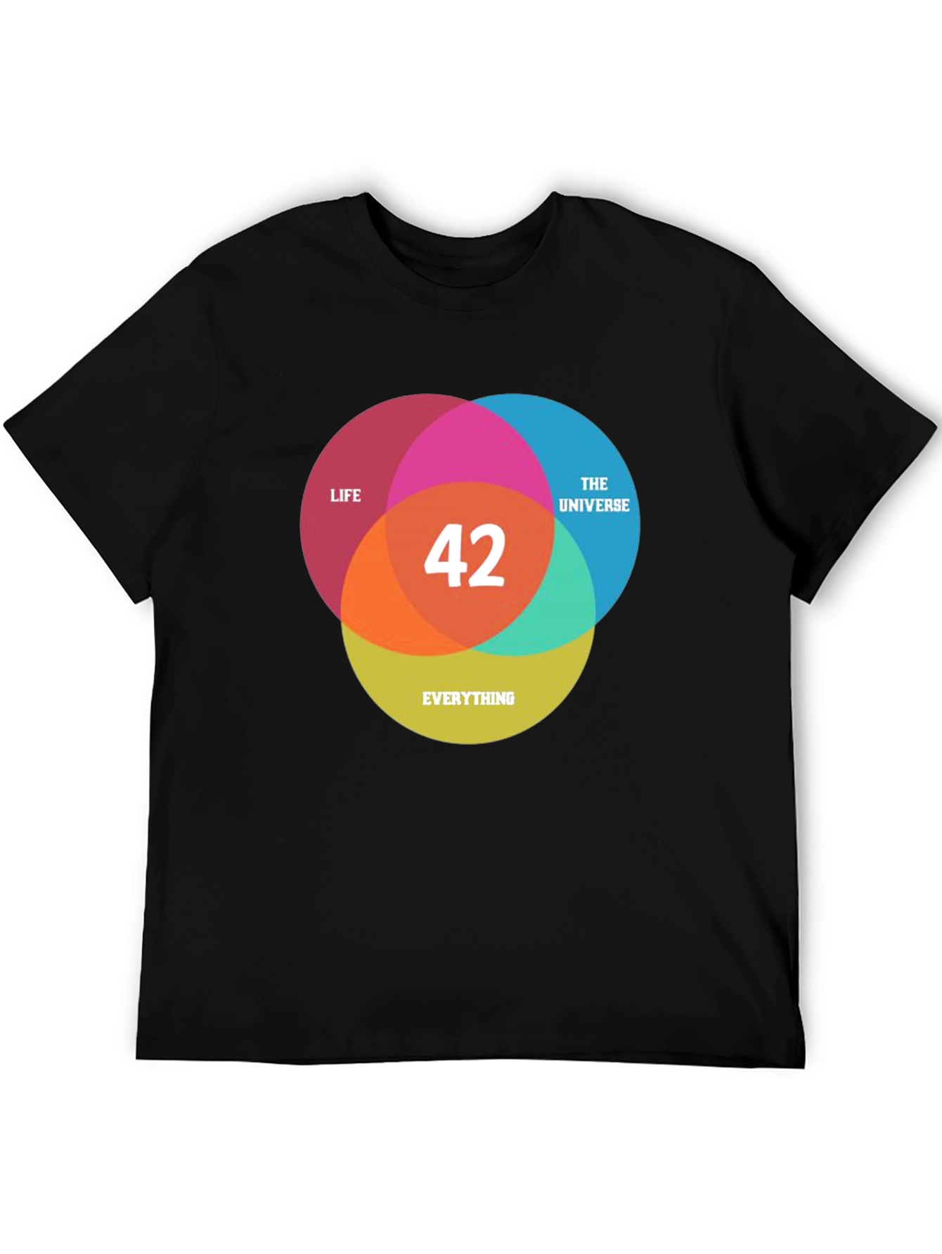 Life Universe & Everything T-Shirt - Answer is 42!