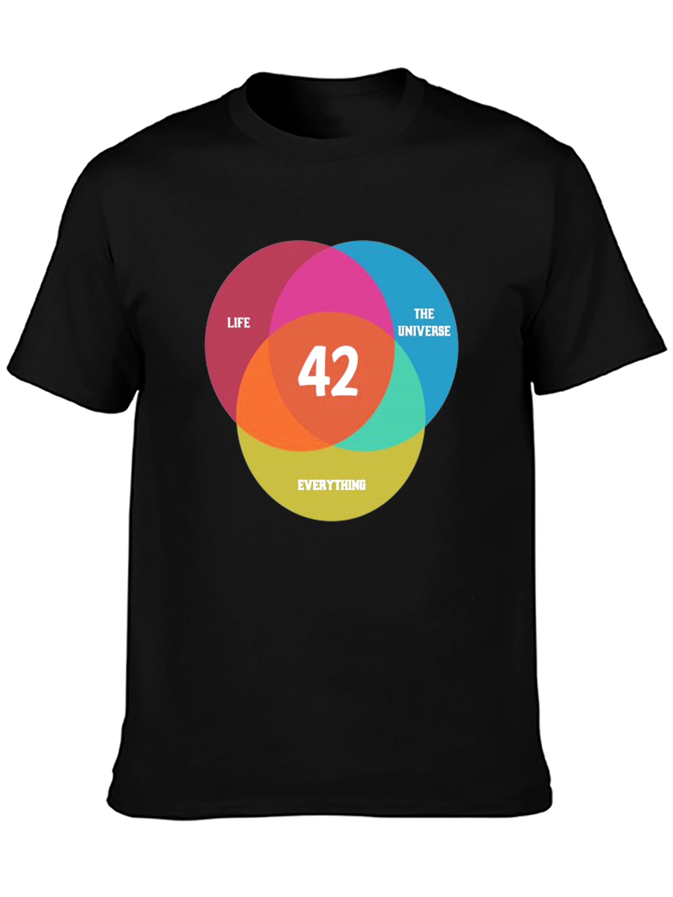 Life Universe & Everything T-Shirt - Answer is 42!