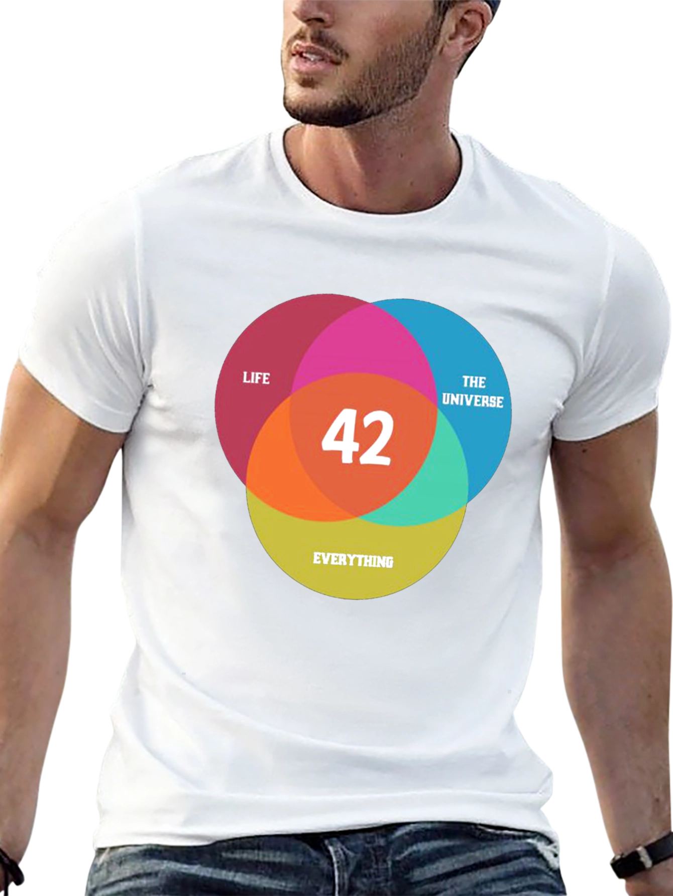 Life Universe & Everything T-Shirt - Answer is 42!