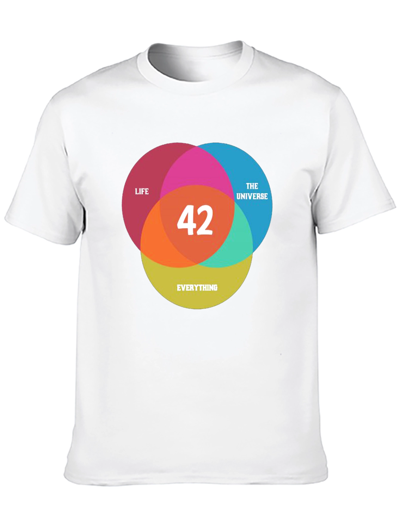 Life Universe & Everything T-Shirt - Answer is 42!