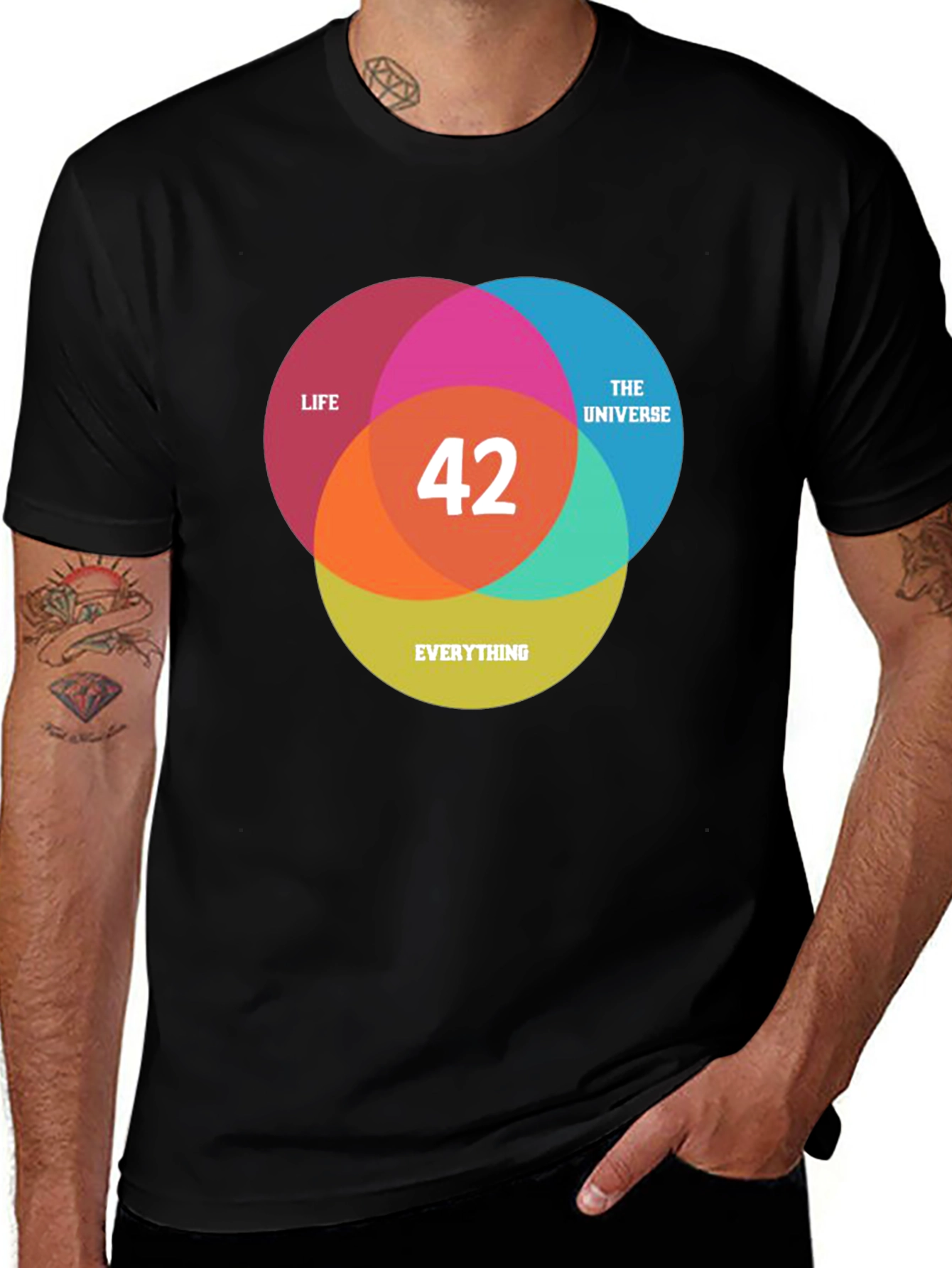Life Universe & Everything T-Shirt - Answer is 42!