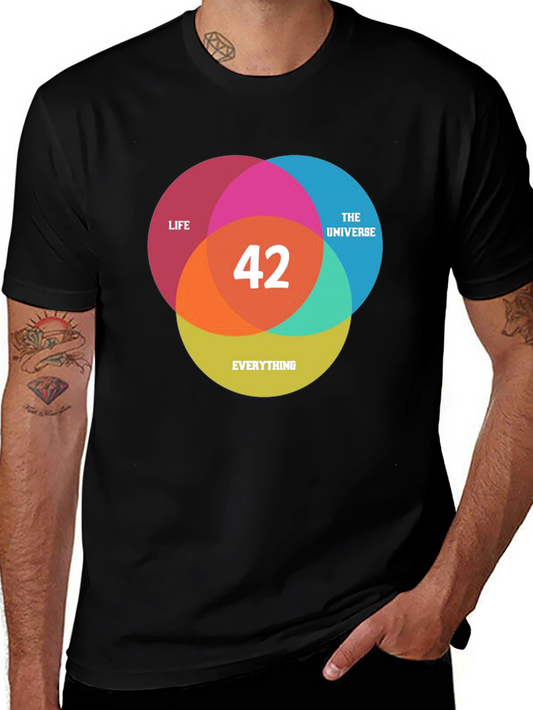 Life Universe & Everything T-Shirt - Answer is 42!