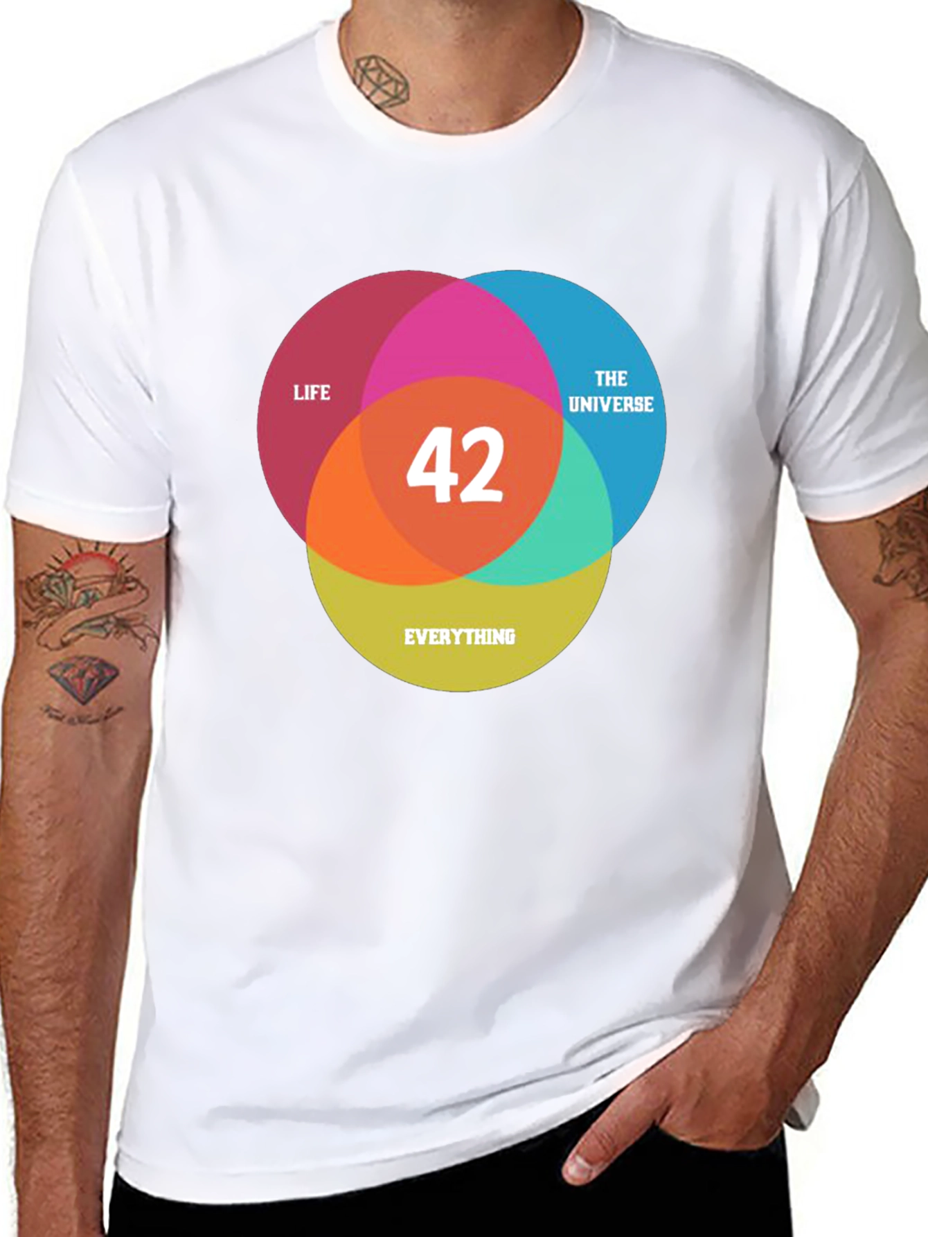 Life Universe & Everything T-Shirt - Answer is 42!