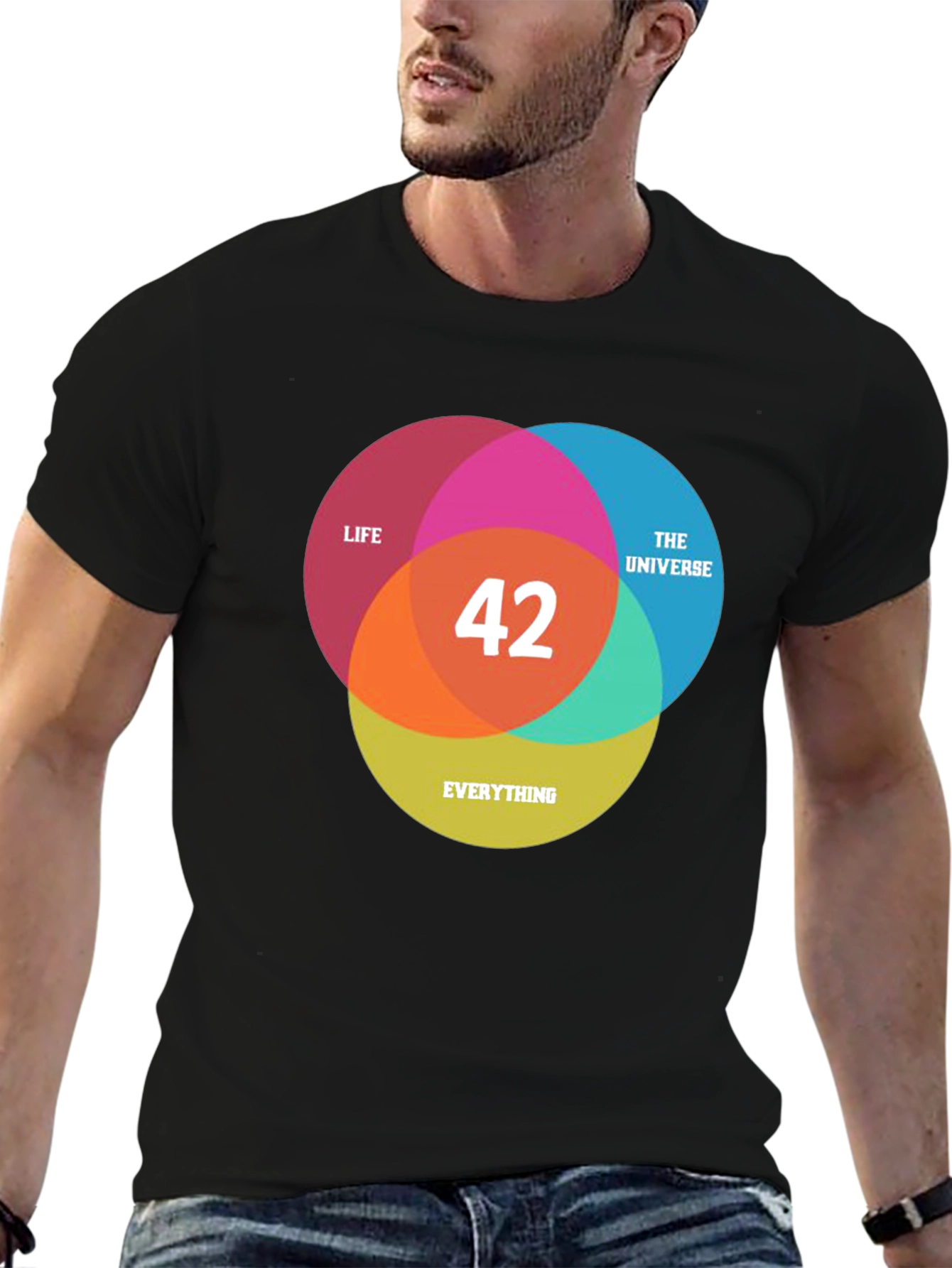 Life Universe & Everything T-Shirt - Answer is 42!